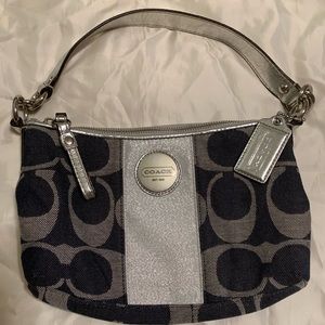 Coach Denim Small Hobo Bag